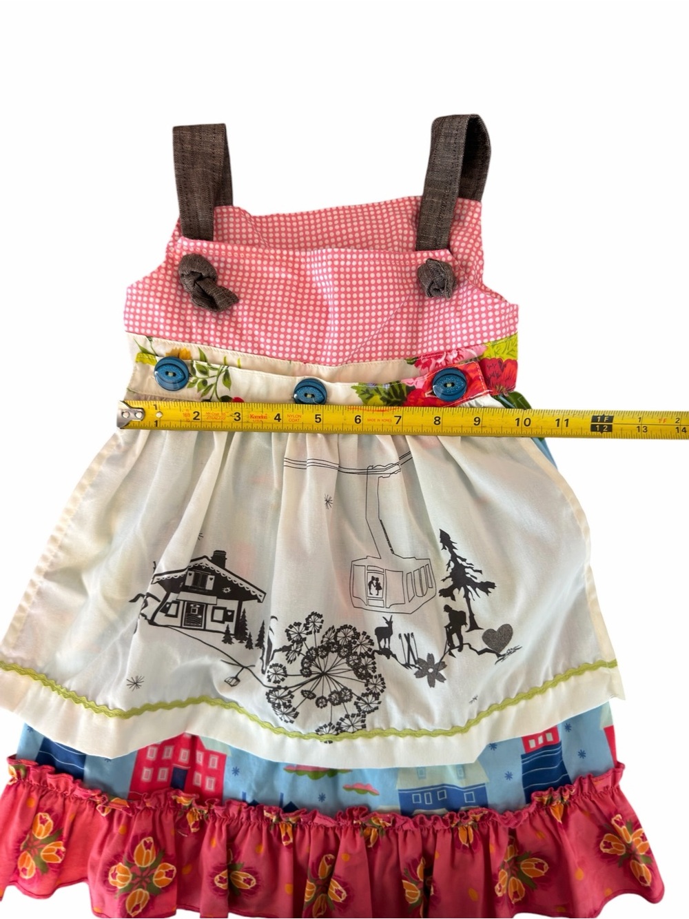 Matilda Jane whimsical Girls' Dress size 2T ski bum, bohemian - Picture 4 of 8